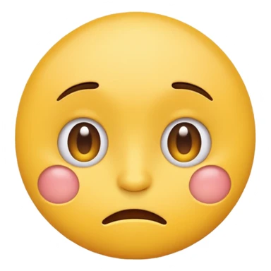 yellow round emoji face with exaggerated facial expressions, looking innocent, naive, and easily fooled, clearly conveying the meaning of 'enayi' sticker