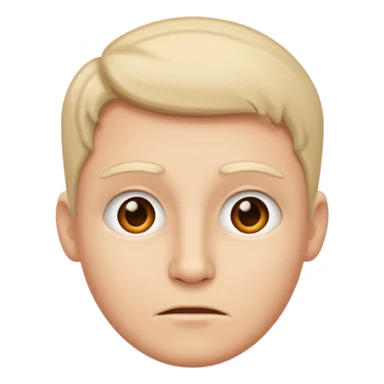 Sarcastic face sticker