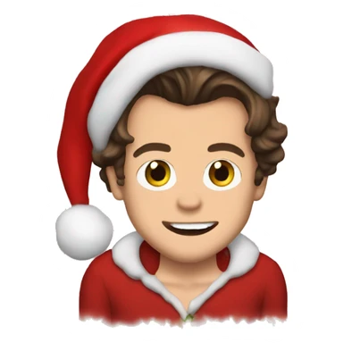 harry styles as santa claus sticker