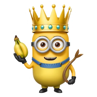King bob minions sticker