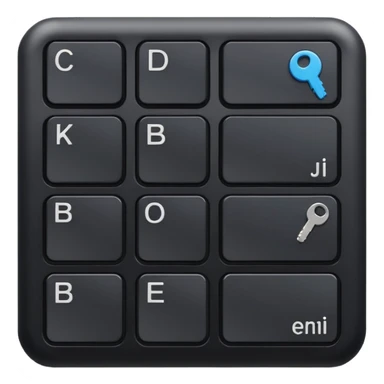 Keyboard Key sticker