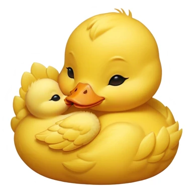 Meme-Worthy Cute Sleeping Yellow Baby Duck Portrait Emoji, Head resting peacefully with a contented smile, showcasing a delightfully tiny build and a luxuriously soft bright yellow downy coat, eyes shut in a serene, restful nap, Simplified yet hilariously adorable features, highly detailed, glowing with a soft, drowsy light, high shine, relaxed and utterly lovable, stylized with an air of playful laziness, bright and heartwarming, soft glowing outline, capturing the essence of a comically sleepy duckling, so meme-worthy it feels like it could instantly become the next viral sensation of adorable slumber! sticker