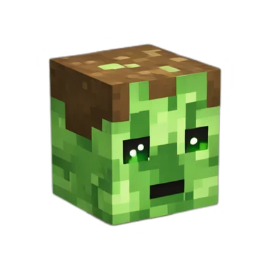 Minecraft bloc sticker