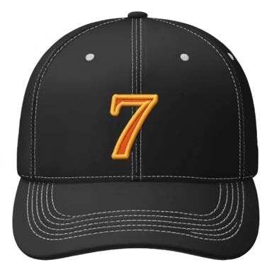 A black cap with the numbers 701  sticker