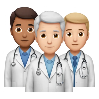 5 doctor staff all men make the differ in age sticker