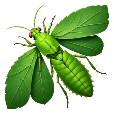 Leaf Insect colored sticker