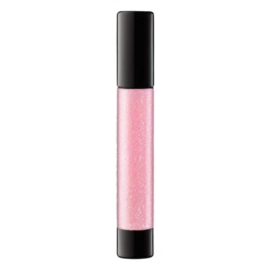 Light Pink sparkly lip gloss tube sticker