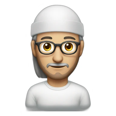 Steve Jobs with an algerian cap sticker