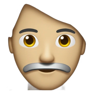 a man in mafia with a mask of ninja  sticker