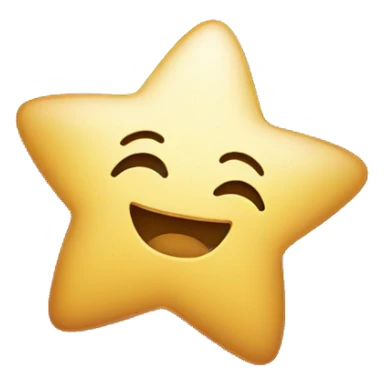 a loving star in space sticker