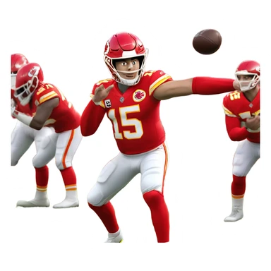 Patrick Mahomes Kansas City chiefs sticker