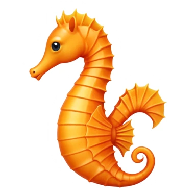 A seahorse emoji sticker