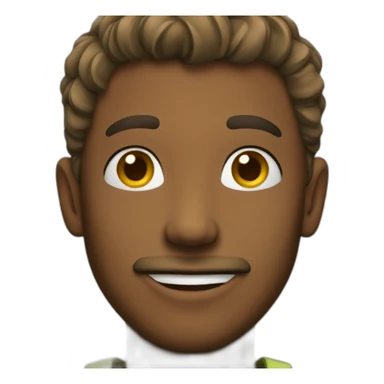 Pleasant face sticker