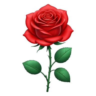 metal rose, without green leaves, just flower sticker