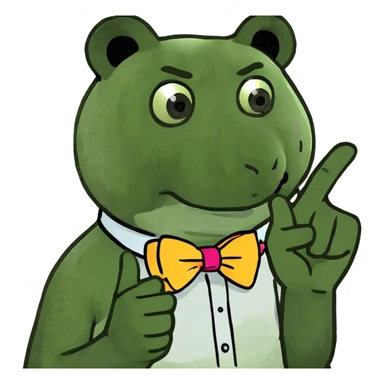 panda sticking up middle finger sticker