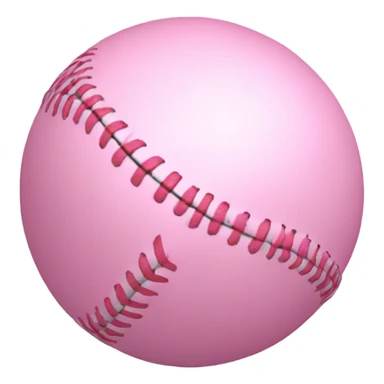 BabyPink baseball sticker