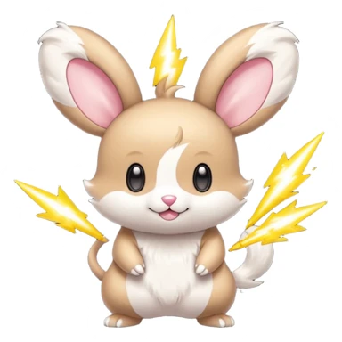 Teddiursa-Minccino-Minun-fusion  sticker