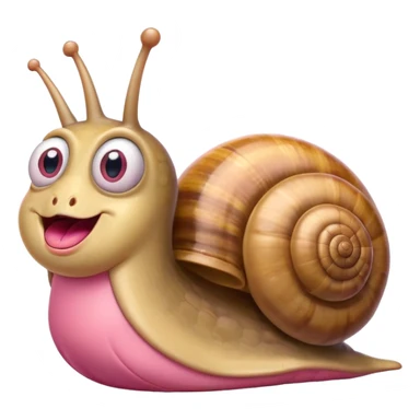 Gary the snail from Spongebob, surprised expression sticker