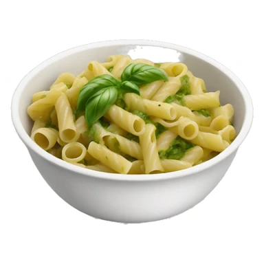 Pesto pasta in a bowl sticker