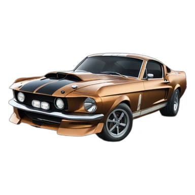 Mustang Shelby gt500 sticker