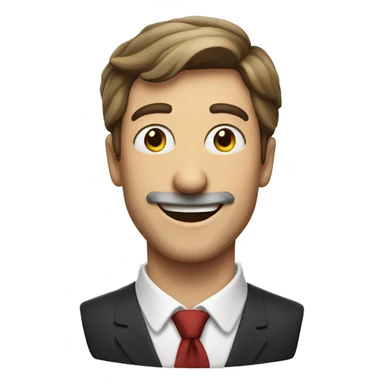 Smiling Englishman sticker