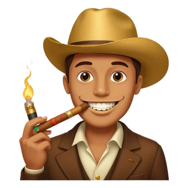 gold tooth with cigarnews sticker