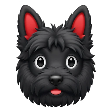Scottie dog emoji sticker