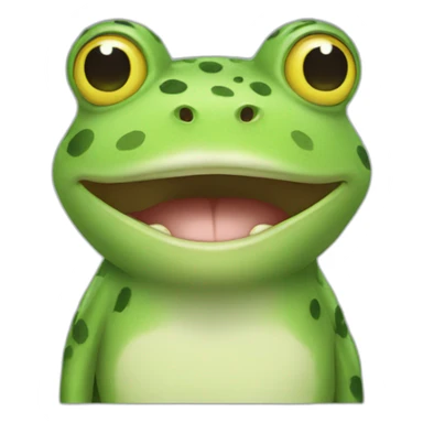 cat frog sticker