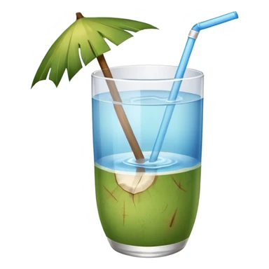 Coconut water sticker