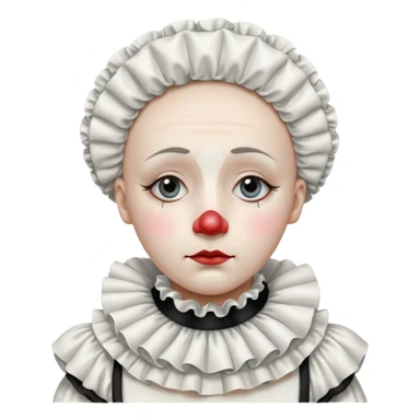 sad pierrot sticker