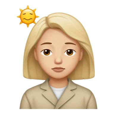 Stoner who's eyes are almost closed sticker