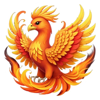 phoenix rising from the ashes sticker