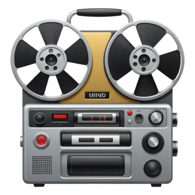 Reel tape recorder from the Mindhunter TV show sticker