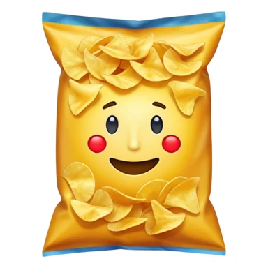 paquet de chips faceless sticker