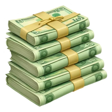 The money is Russian rubles sticker