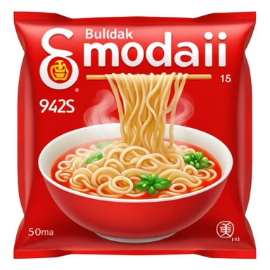 Buldak noodles packet sticker