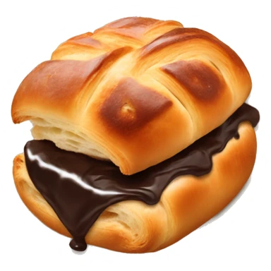 Pain au chocolat français  sticker