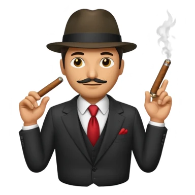 Italian mafioso sticker