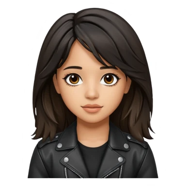 camila cabello wear leather jacket sticker