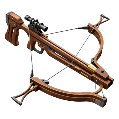 wooden crossbow sticker