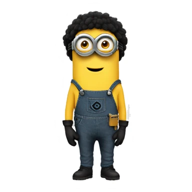 minion-black sticker