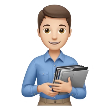 Testemunha de jeová com revista com carrinho de revistas sticker