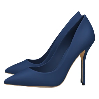 navi blue feet in stiletto heels sticker