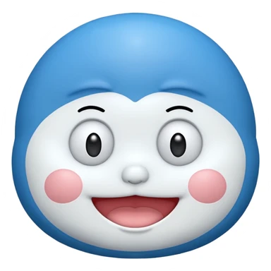Make some emoji which looks like a pretty doraemon sticker