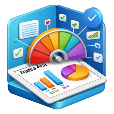 data analyze report chart no technology sticker