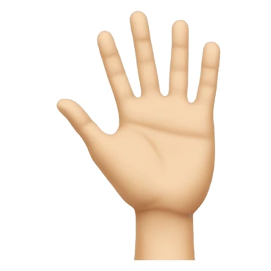 deux mains levant l'index pour faire un sign sticker