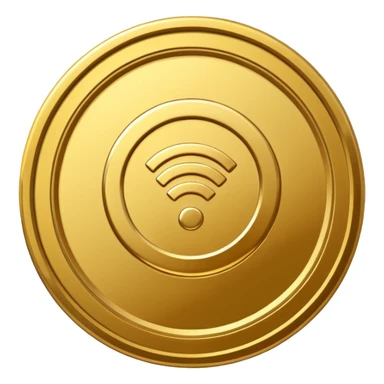 wifi money coin  sticker