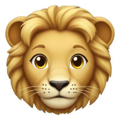 cute female lion  sticker
