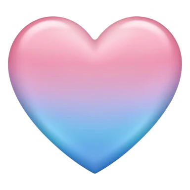 heart with a pastel ombre sticker