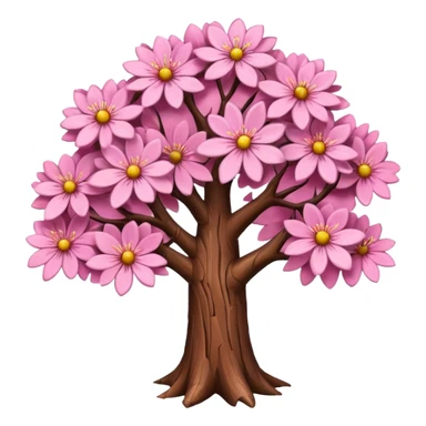 Un arbre rose  sticker